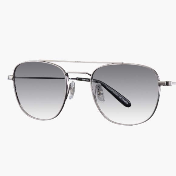 Garrett Leight - CLUB HOUSE SUN - Pewter - Picture 1 of 5